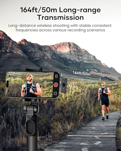 Detalle 2 de Wireless Lavalier Microphone 80h Battery Life 🎤