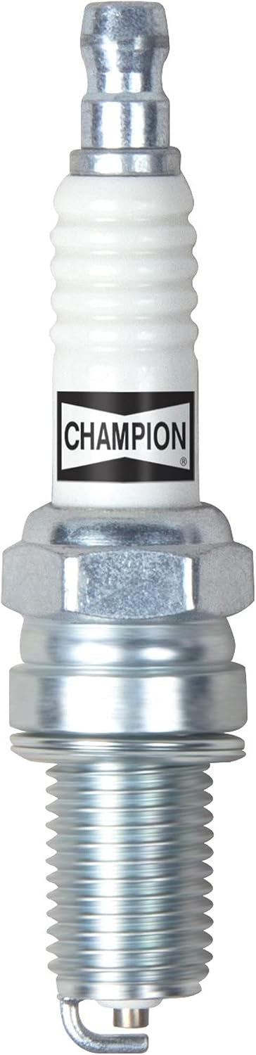 Detalle de Champion 810 RA8HC/T04 tändstift med kopparkärna och M4/SAE-anslutning