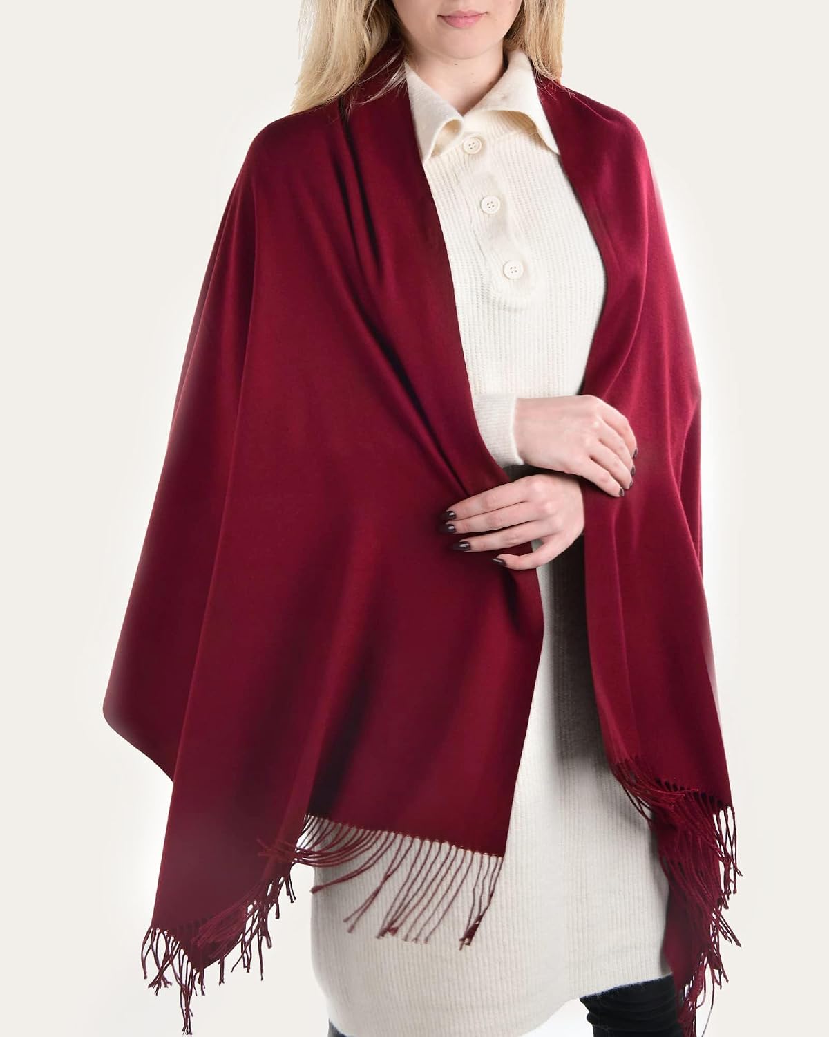 Detalle de FURTALK Shawl Wrap, 25.6 × 76.8 Inches