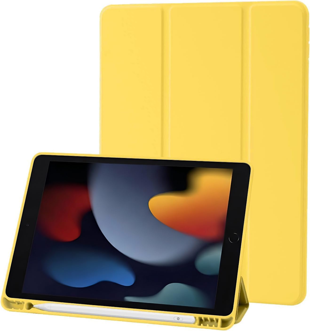 Thumbnail 6 de Hülle für iPad 9.Gen / 8. Gen / 7. Gen (10,2 Zoll) mit Stifthalter, Trifold-Stand, Auto Schlafen/Wachen – Schwarz