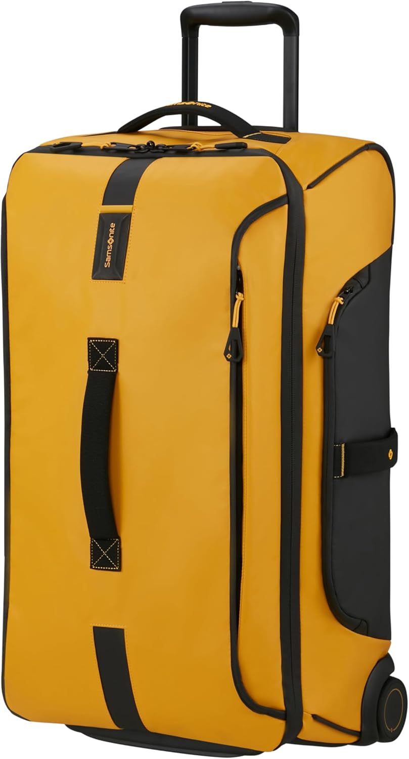 Detalle de Samsonite Paradiver Light Reisetasche mit Rollen (67 cm) – 74,5 L, Gelb
