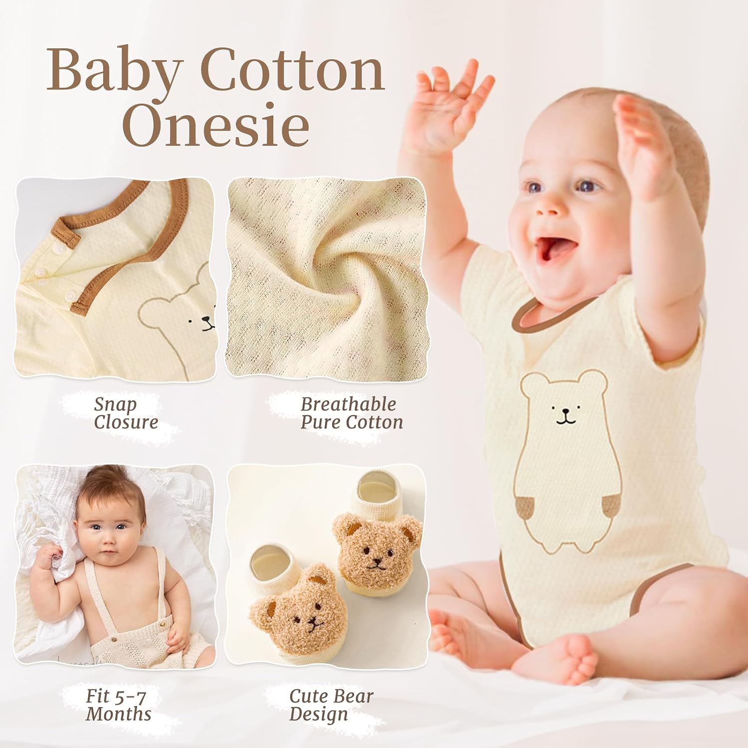 Detalle 1 de vamei Baby Geschenkset 100×120 cm