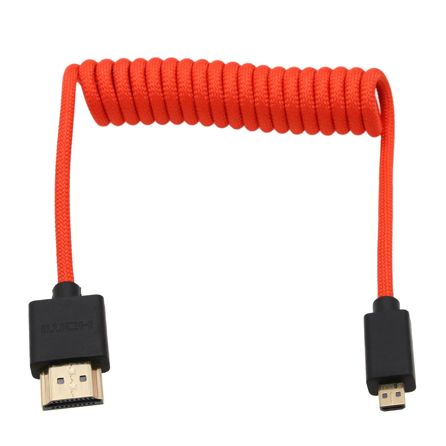Detalle de HangTon Micro HDMI zu HDMI Kabel 4K/8K 60p – kompakt & flexibel für ATOMOS Ninja V, R5/R6-Serie, Sony & mehr