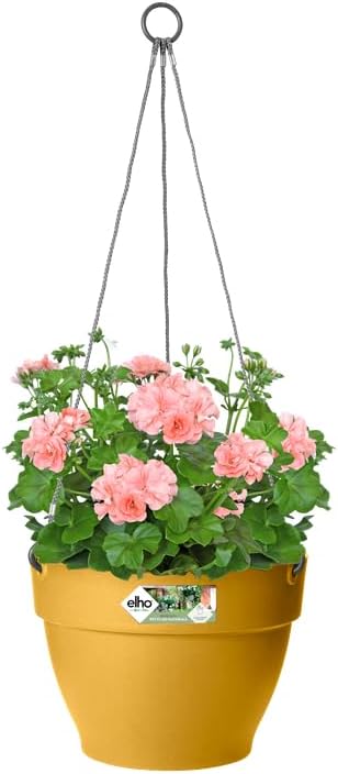 Detalle de Elho Vibia Campana Hanging Basket 26 cm – Honey Yellow