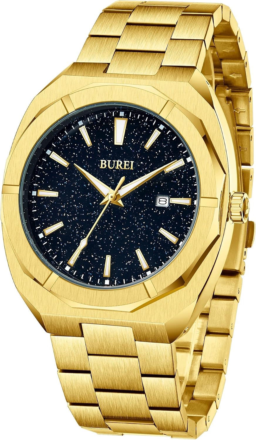 Detalle 2 de BUREI Quartz Montre acier 30M