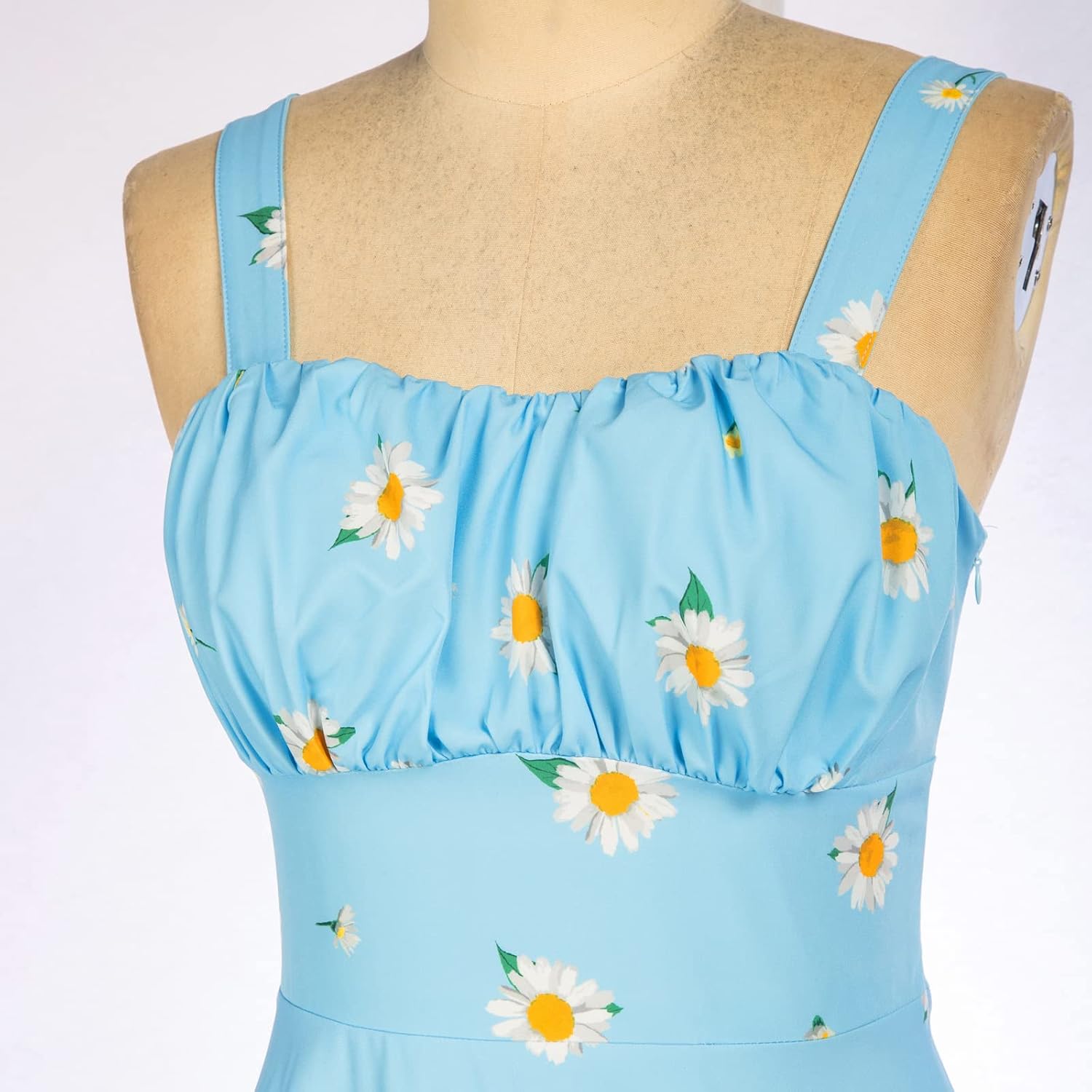 Detalle de Belle Poque Vintage Sleeveless Floral Dress for Women