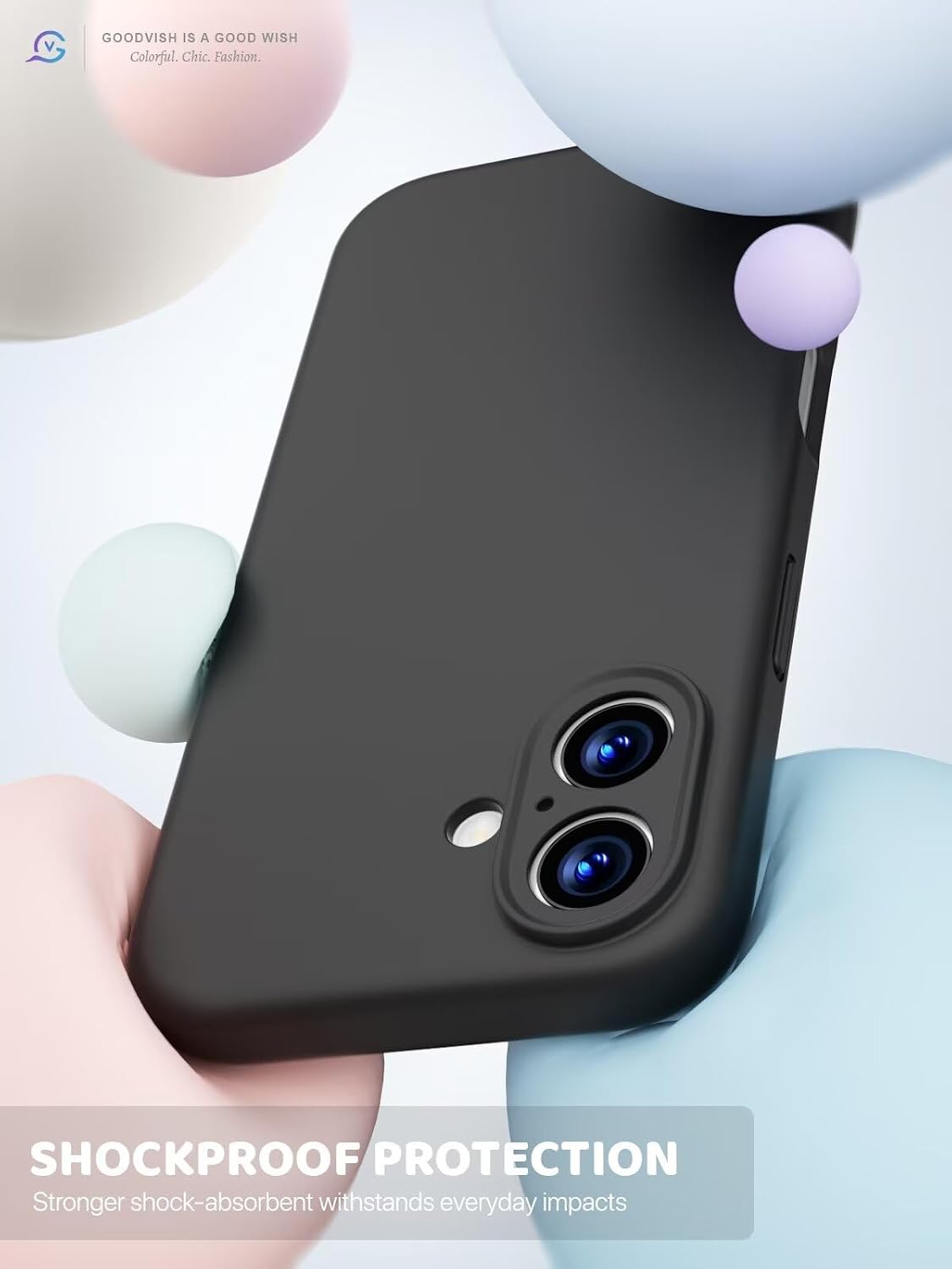 Thumbnail 3 de GOODVISH Funda 3 en 1 para iPhone 16 - Protección Total 🛡