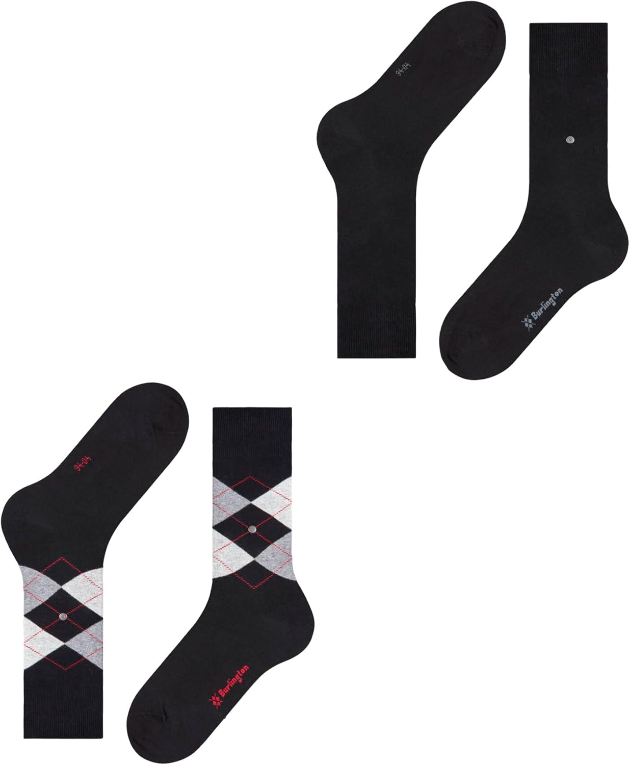 Thumbnail 5 de Burlington Homme Everyday Argyle Mix 2-Pack: Chaussettes coton respirant et renforcées