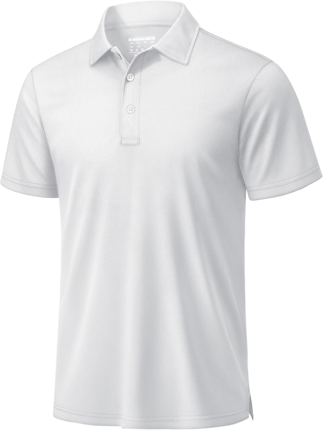 Detalle de TACVASEN Herren Poloshirt Kurzarm – schnelltrocknend, atmungsaktiv, für Golf & Sport