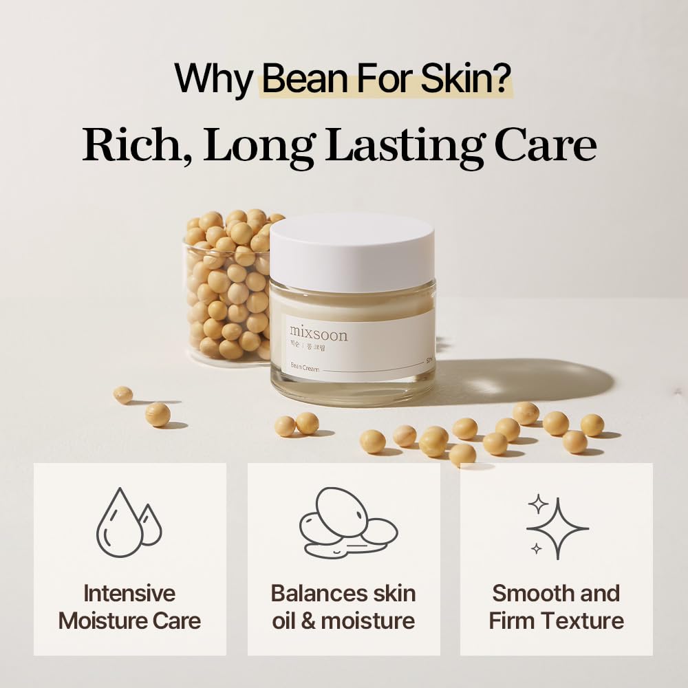 Detalle de Mixsoon Bean Cream 50ml Moisturizer