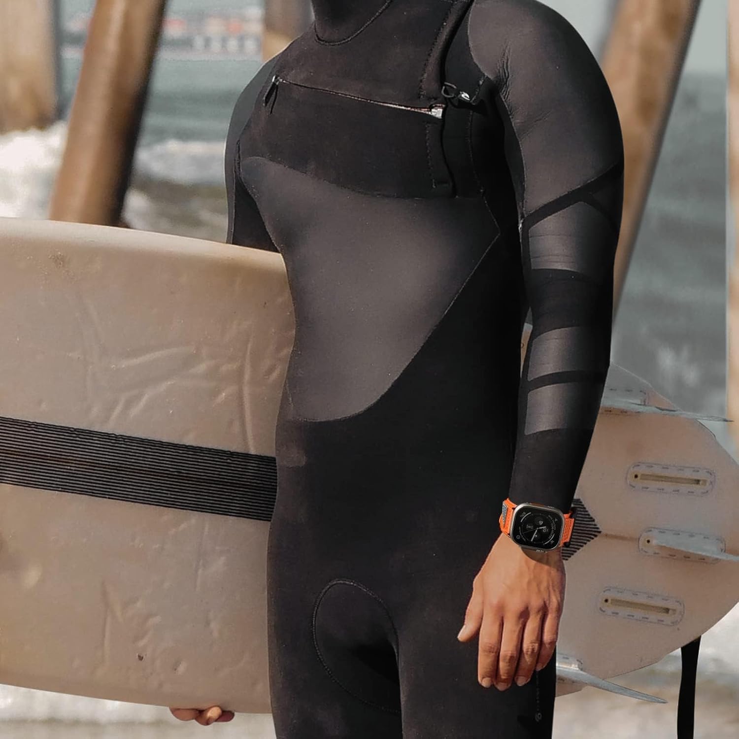 Thumbnail 6 de ULTIMAL Bracelet pour Apple Watch – Bracelet sport en nylon respirant et confortable