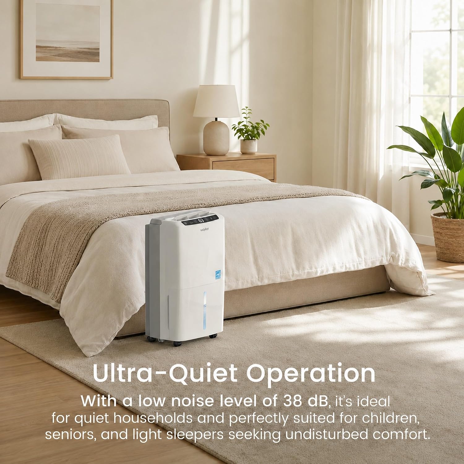 Detalle 2 de Waykar PD160B-PRO-CA-X1 34-Pint Dehumidifier, 2,000 sq. ft., ENERGY STAR