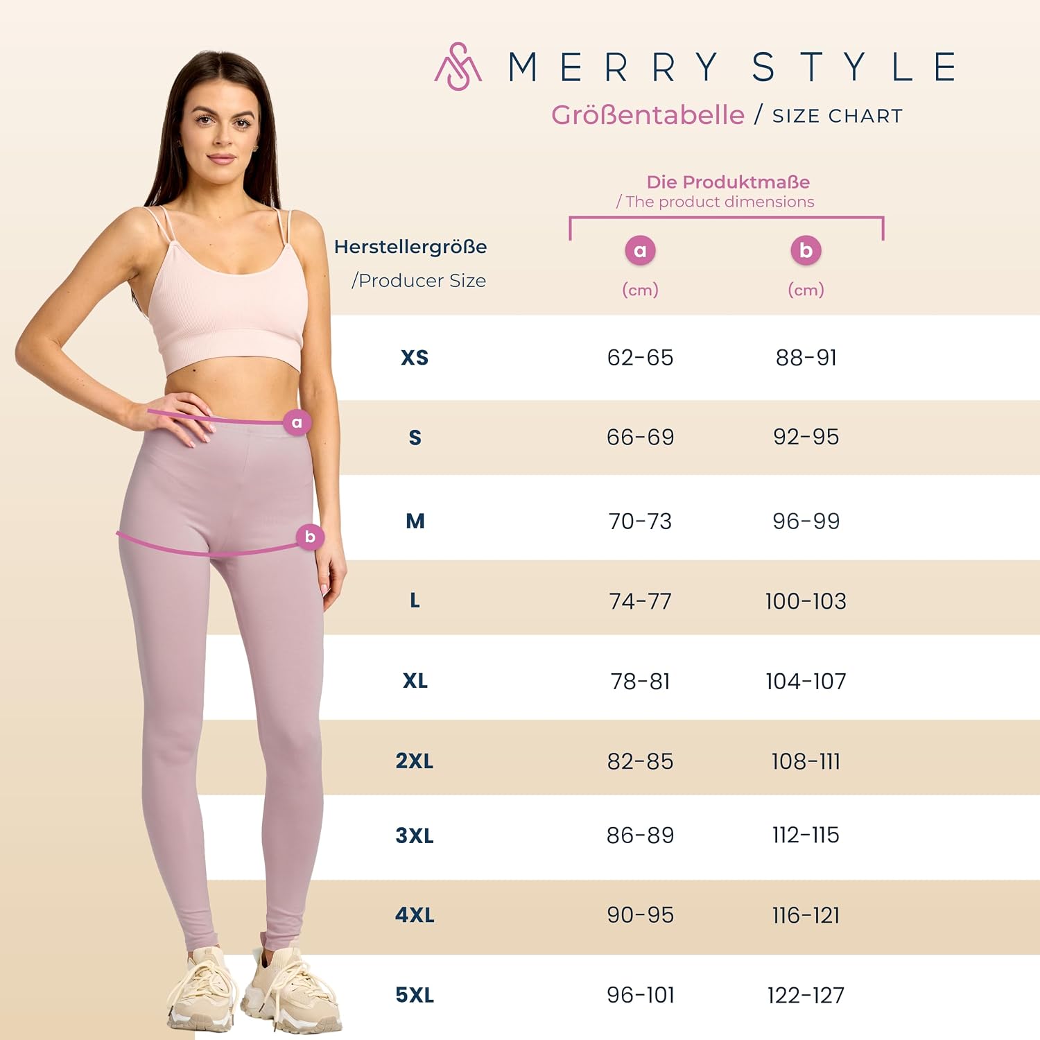 Thumbnail 5 de Merry Style MS10-198 lange dameslegging met hoge taille, set van 2