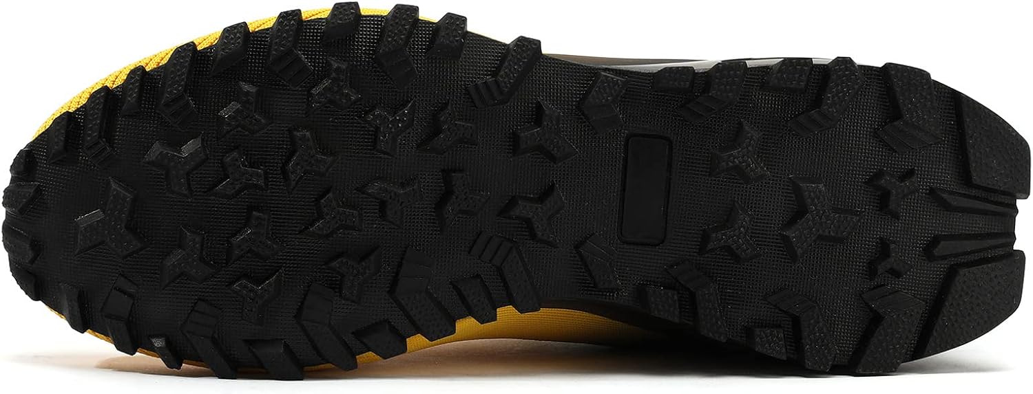 Detalle de Kricely Men’s Trail Running Shoes: Lightweight, Breathable Mesh Sneakers for Hiking, Training, and Daily Wear