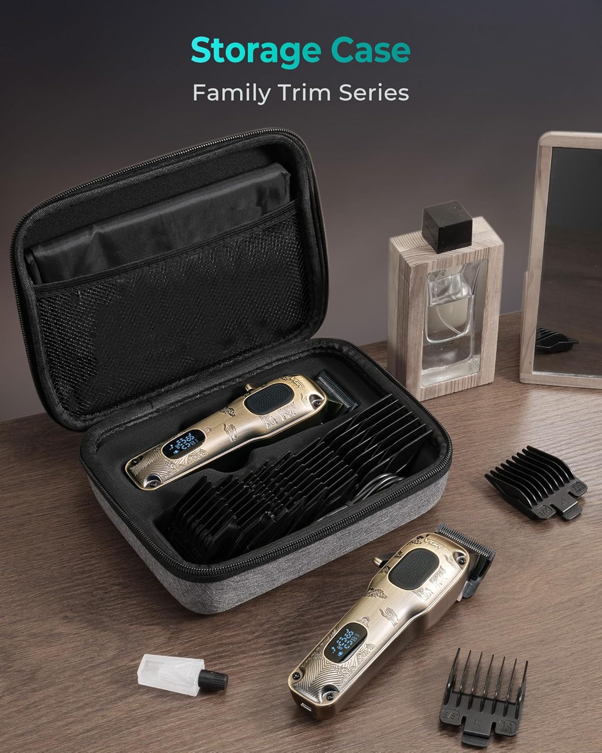 Detalle 2 de VGRPRO Hair Clippers for Men Professional: Cordless & Corded Barber Clippers Kit