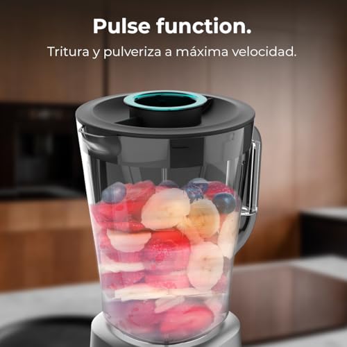 Detalle 2 de Cecotec Power Black Titanium 1300MAX B Pro, batidora de vaso de 1.300 W y 1,5 l