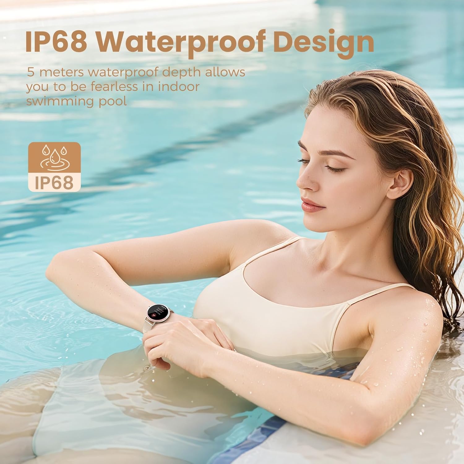 Thumbnail 5 de KEEPONFIT Smart Watch for Women IP68 Waterproof