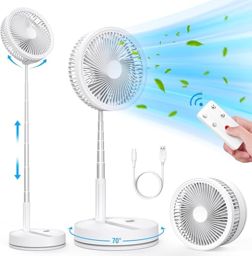 Imagen de Ventilador de Pie Portátil Plegable Oscilante 8.6 pulgadas – Lipety en OfertitasTOP