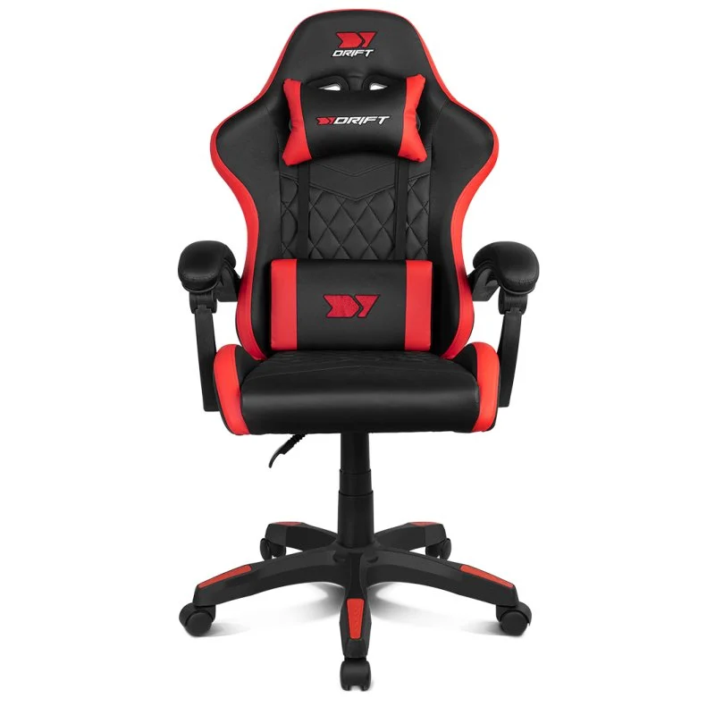 Detalle de Drift DR35: Silla Gaming Negro/Rojo