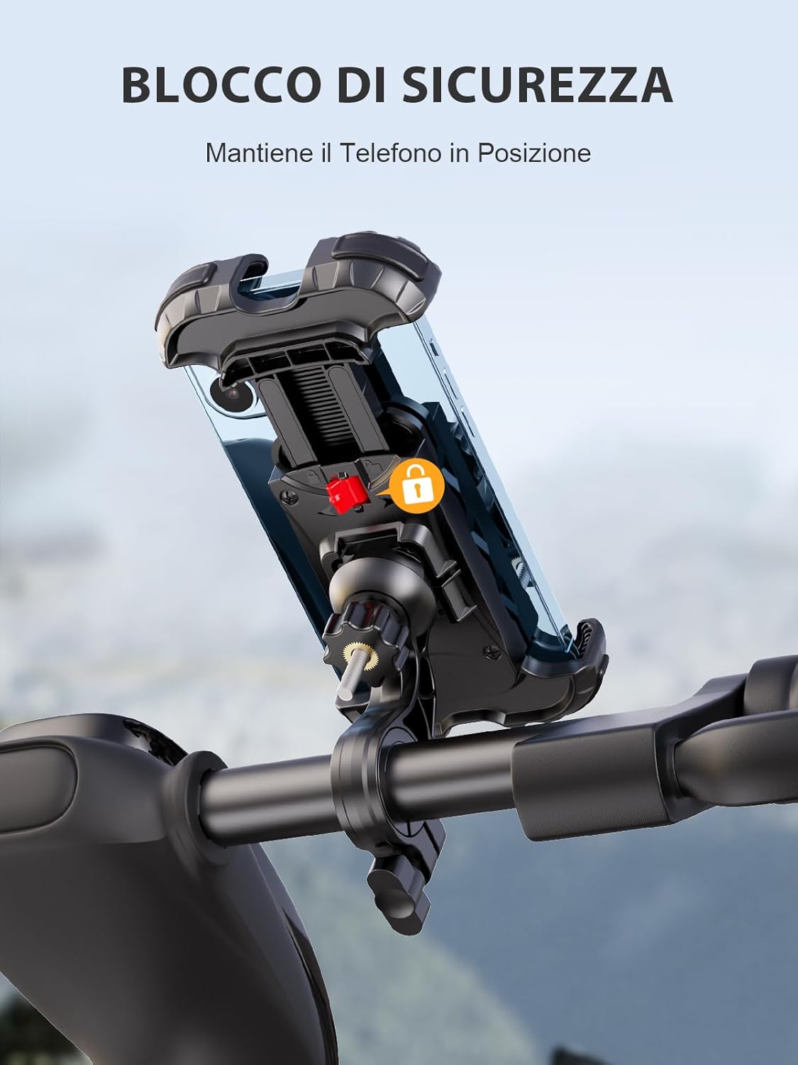 Detalle 2 de CIRYCASE Porta Cellulare supporto telefono bici 6,8"