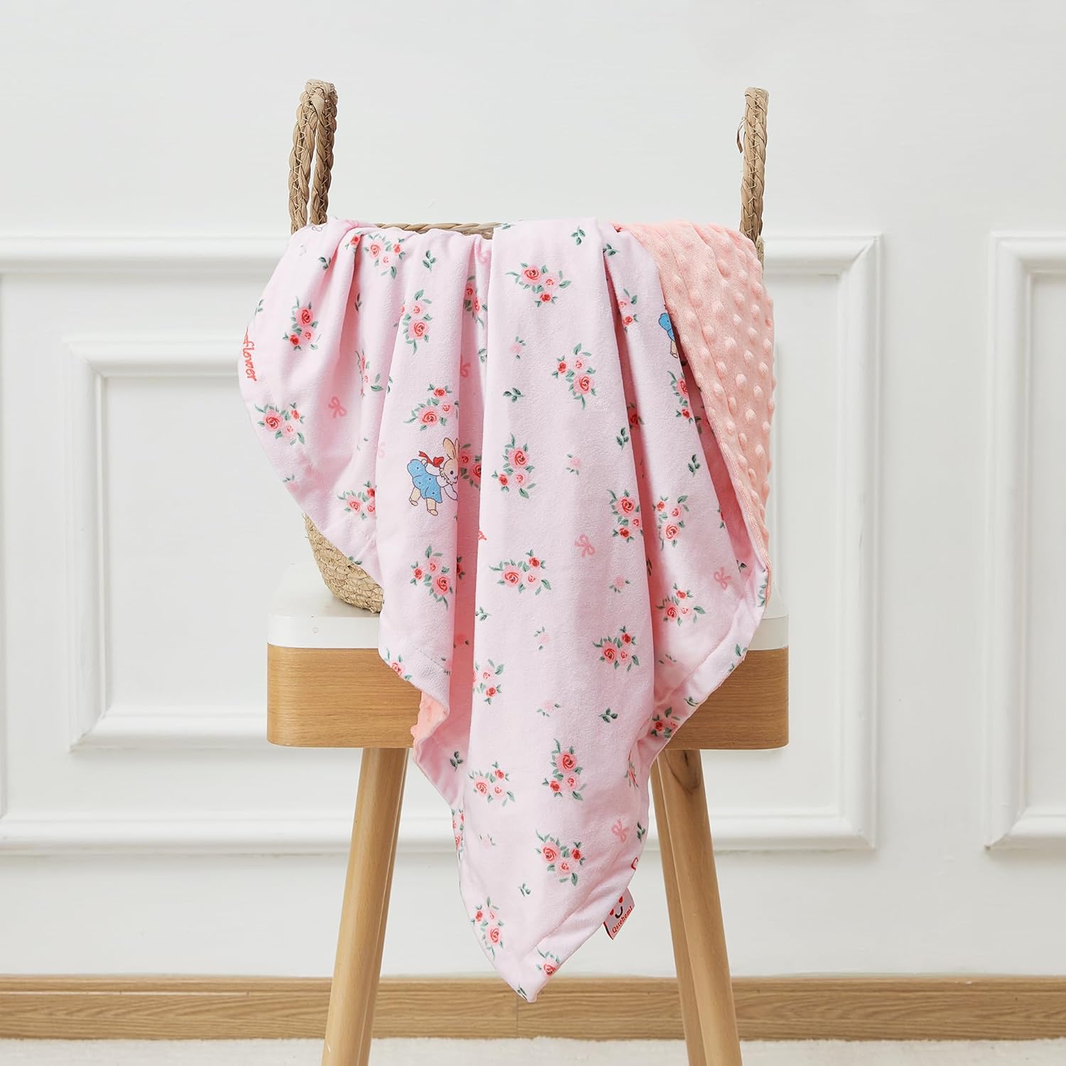 Thumbnail 6 de JORNH Baby Blanket for Newborns – Super-soft 2-layer cot blanket 75x100cm with dotted fleece back (unisex)