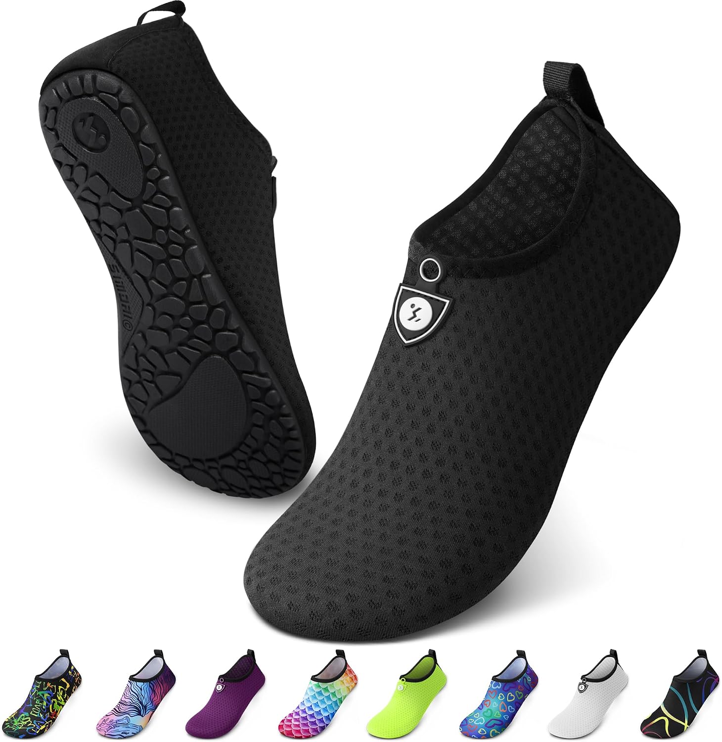 Detalle de SIMARI Water Shoes for Women & Men – Breathable Quick-Dry Aqua Socks (SWS001)