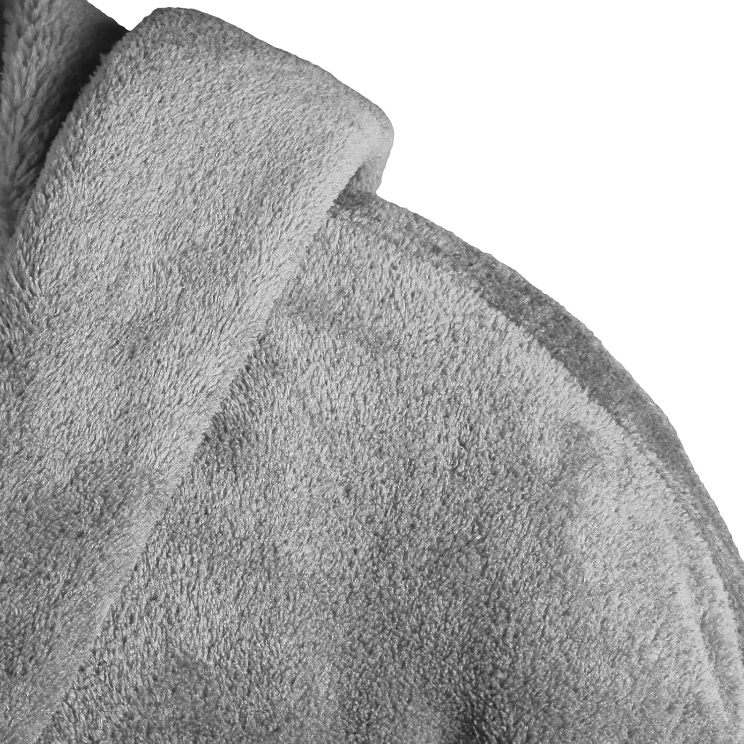 Detalle 2 de Gräfenstayn Kuschelfleece Bademantel mit Kapuze (Öko-Tex Standard 100), Unisex