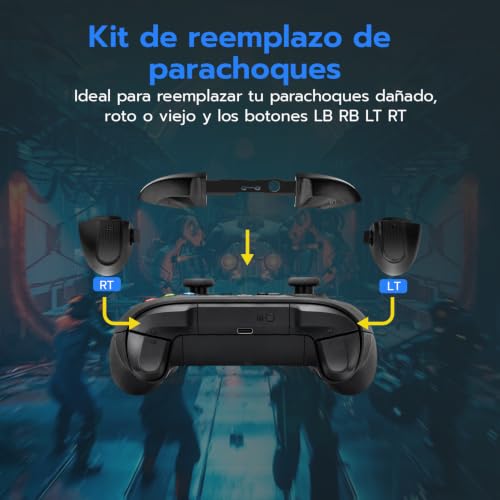Thumbnail 1 de Mcbazel Botones de Repuesto LB/RB/LT/RT para Xbox Series X/S – Kit completo con destornilladores T6/T8