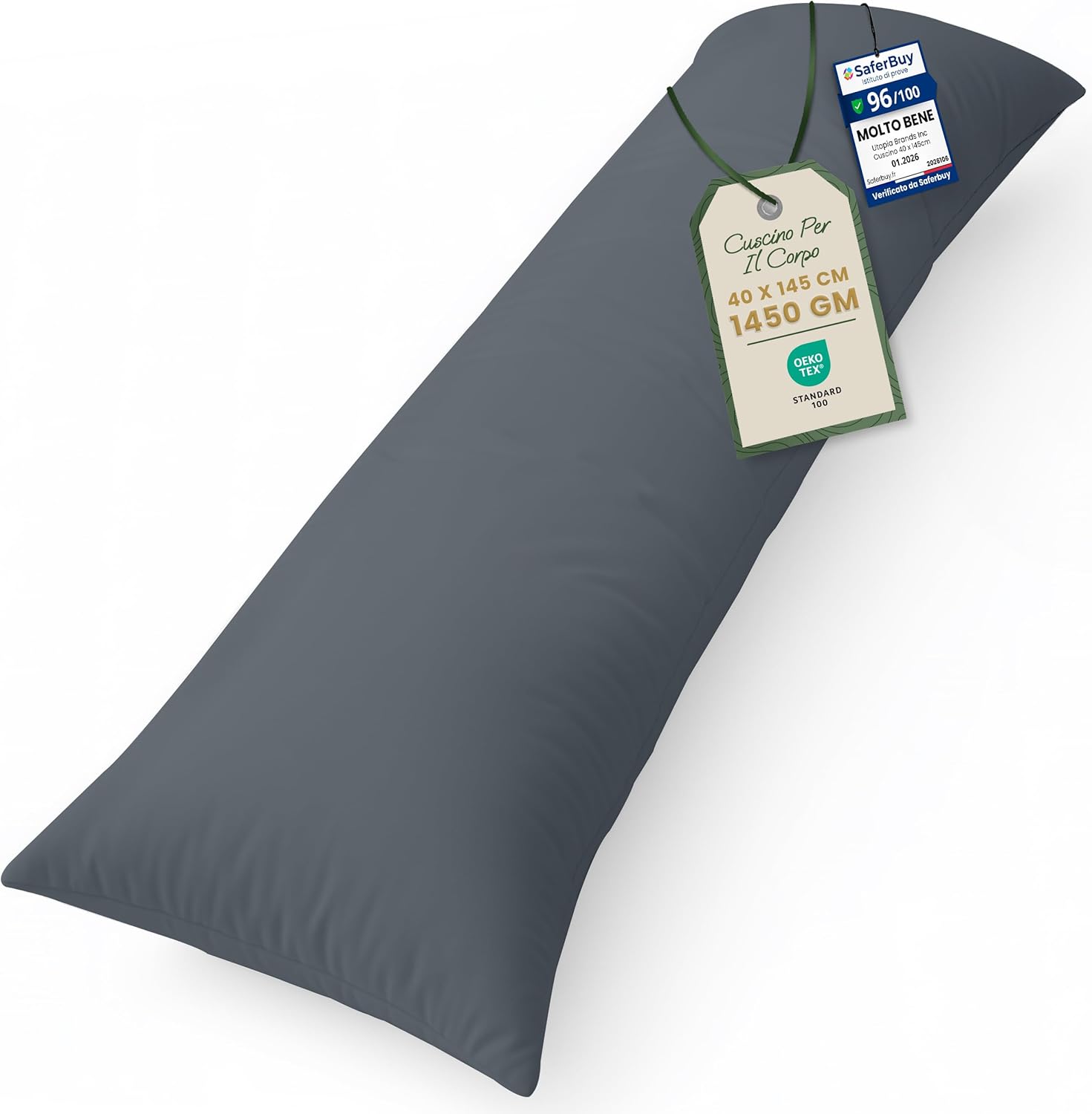 Utopia Bedding Cuscino lungo 40x145 cm per maternità