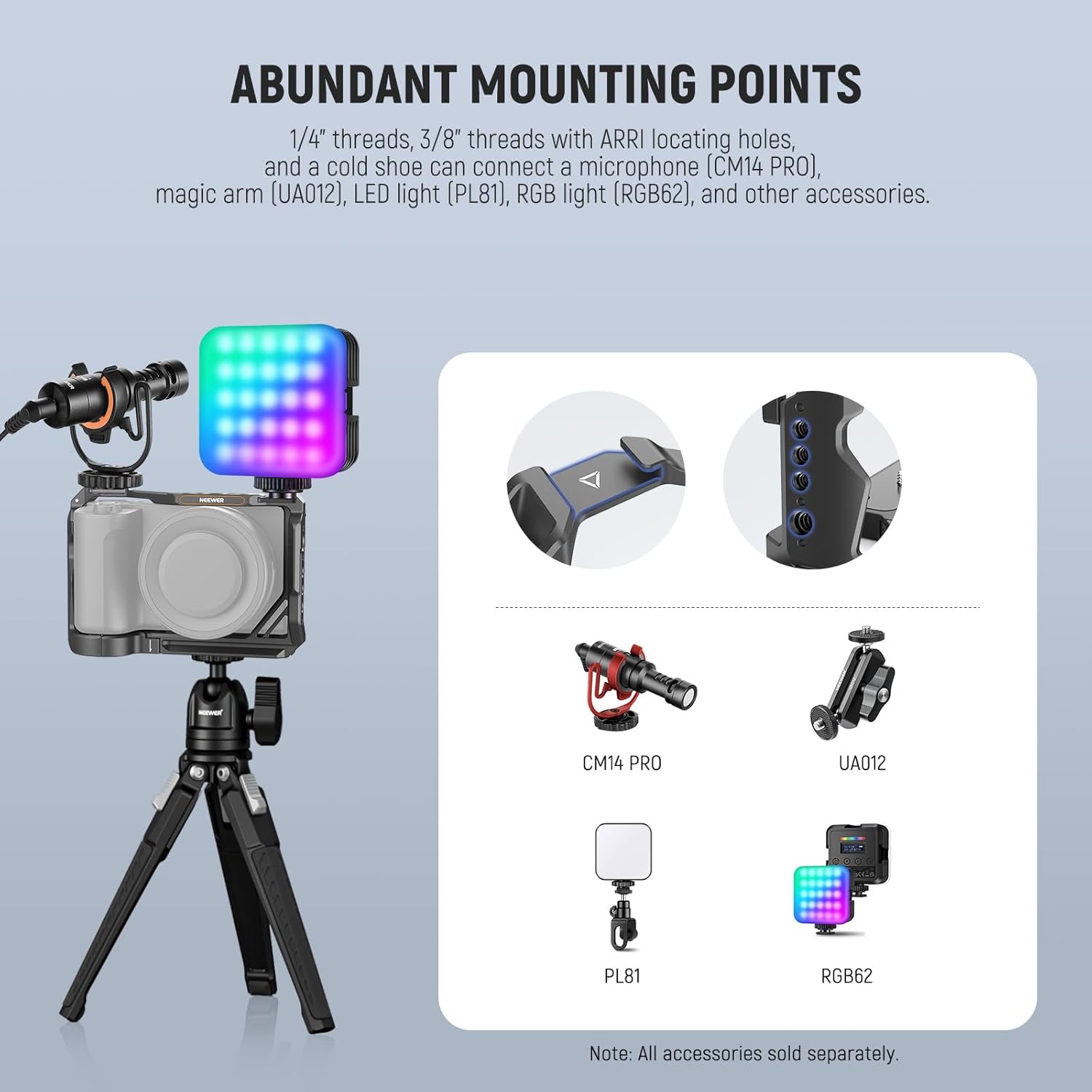 Thumbnail 4 de Neewer Cage for ZV-E10 II: Full Access Aluminium Camera Cage Rig