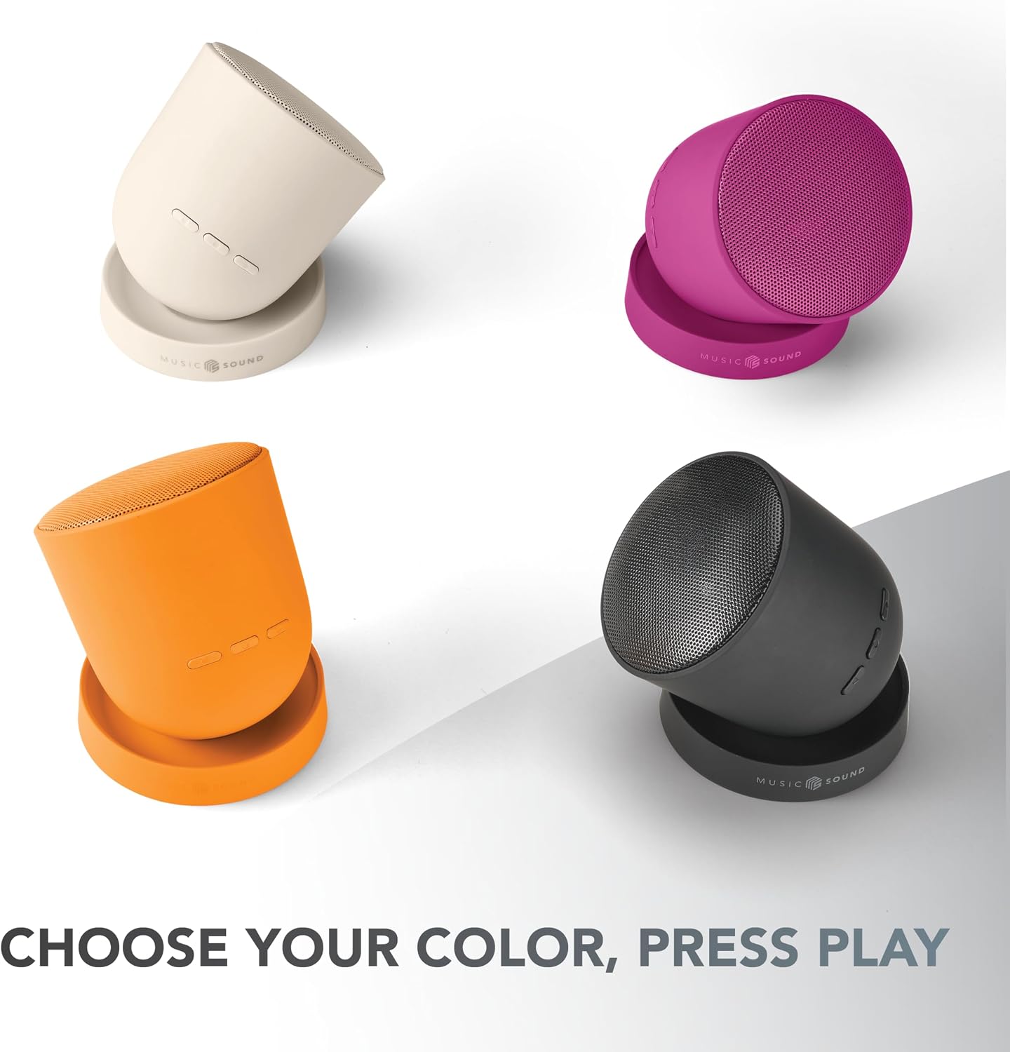 Detalle 2 de Music Sound Speaker Bluetooth Twist: altoparlante compatto con base orientabile 360° e stereo True Wireless