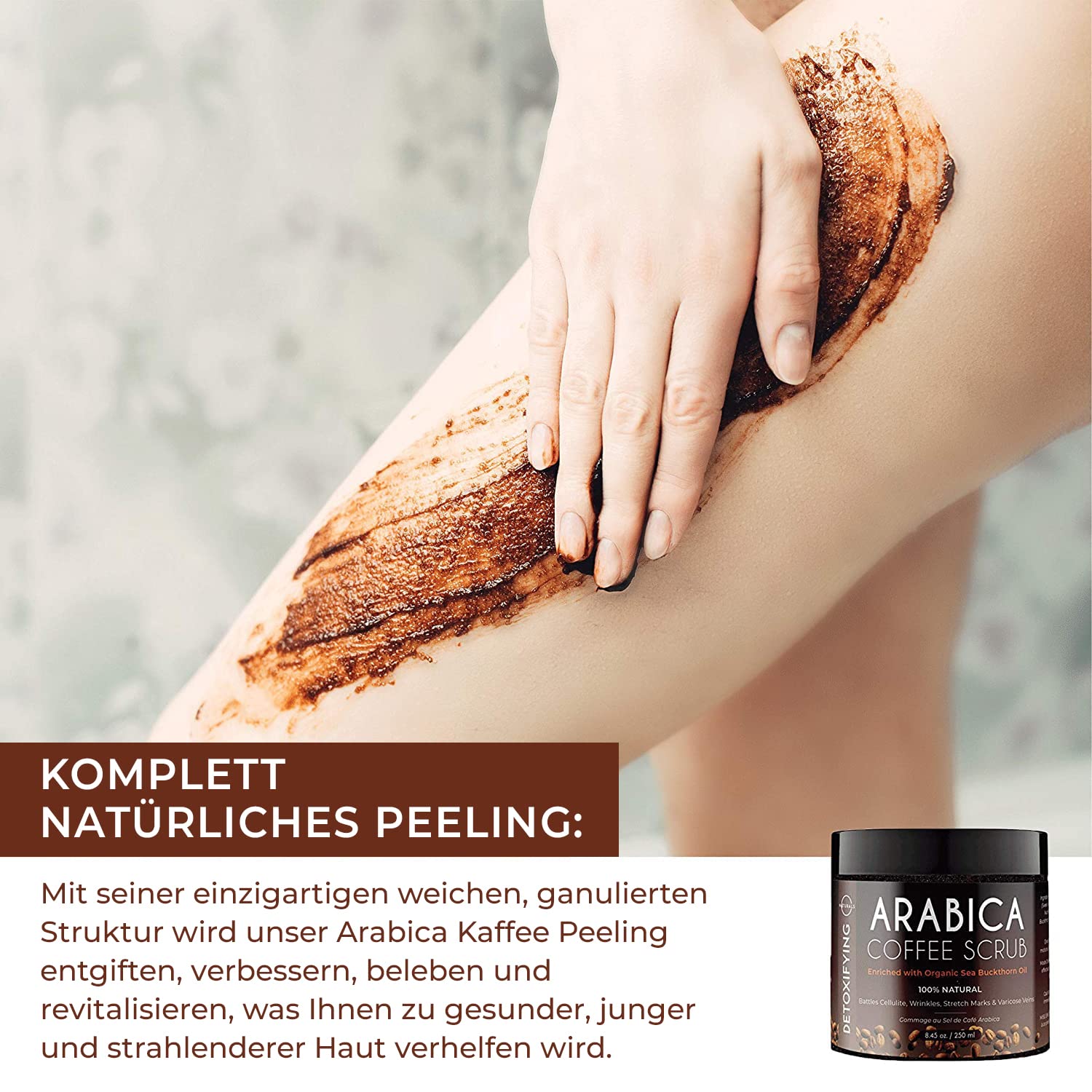 Thumbnail 2 de O Naturals Körperpeeling Arabica Kaffee 250 ml