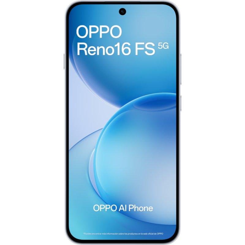 Detalle de OPPO Reno16 FS 5G 8GB/512GB Blanco: autonomía y cámara de alto rendimiento