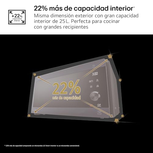 Thumbnail 11 de LG MH6565CPW: Microondas con Grill 2 en 1, 25 L, Display Digital y Smart Inverter