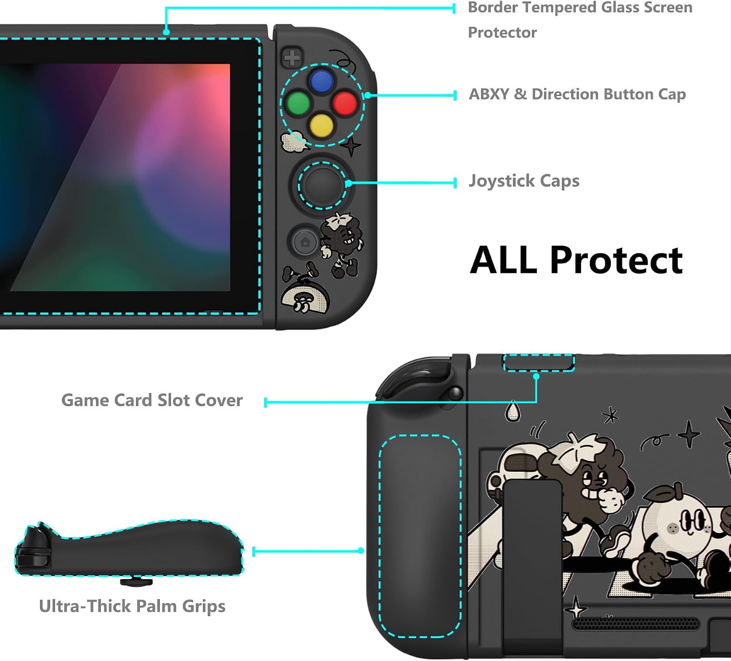 Thumbnail 4 de playvital ZealProtect Soft Case for Nintendo Switch
