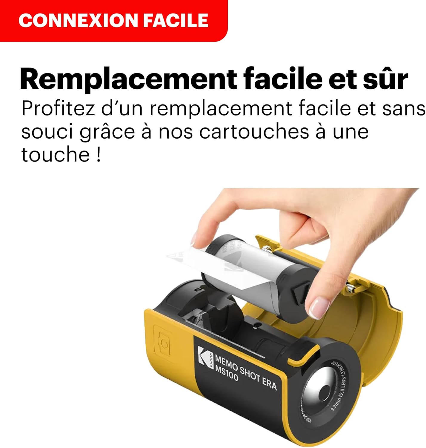 Thumbnail 4 de Kodak Cam Shot Mini 1 : Appareil Photo Compact Jaune – Avis d’achat