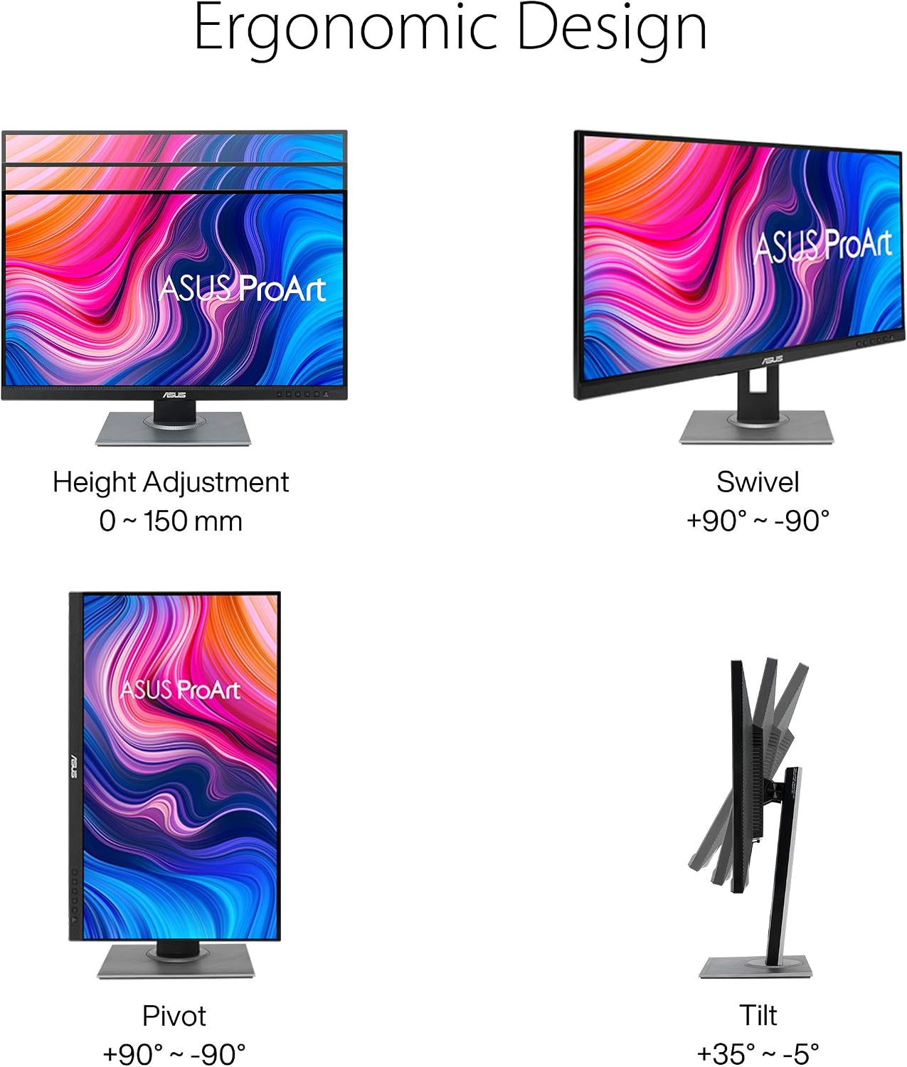 Thumbnail 6 de ASUS ProArt PA278QV 27 Inch Monitor