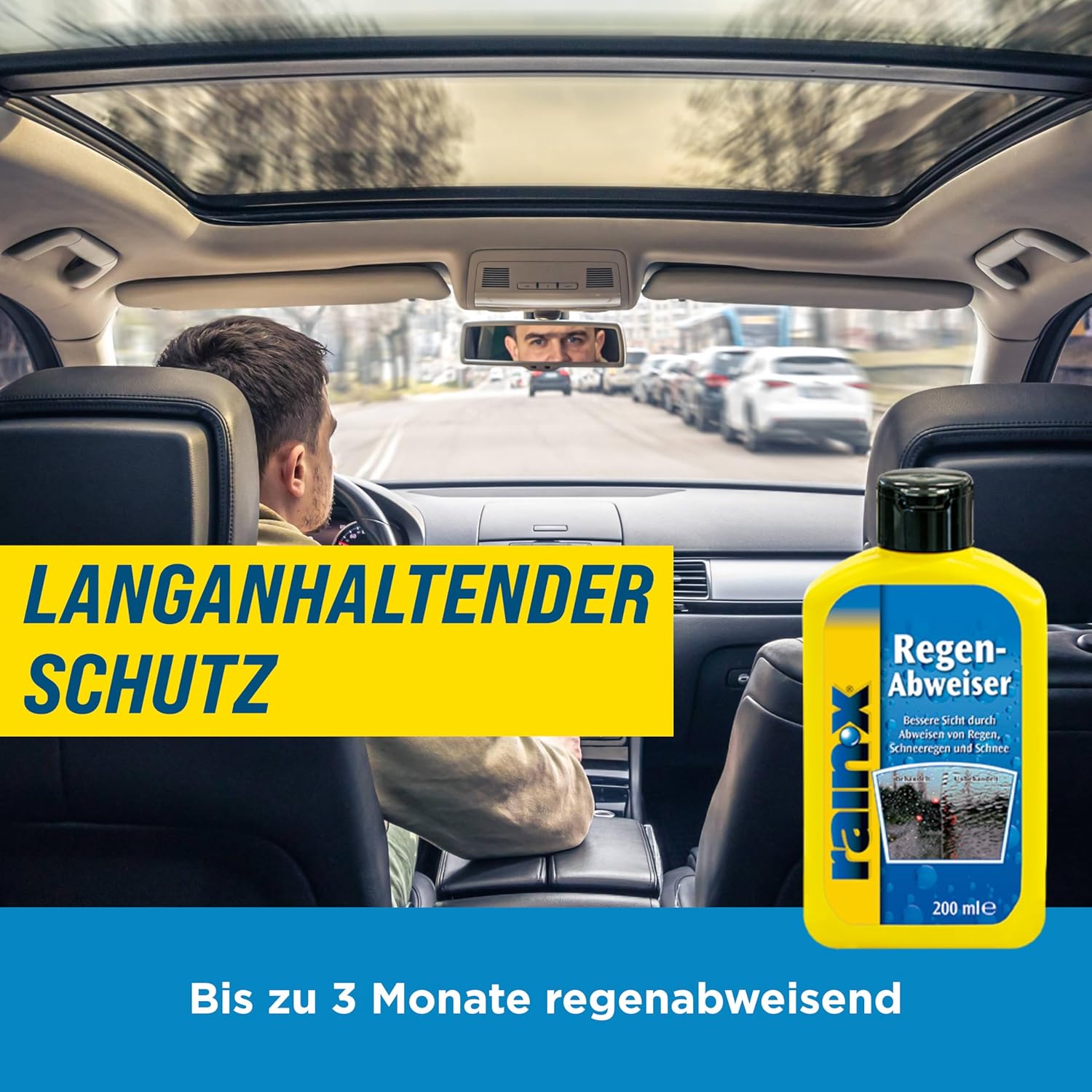 Thumbnail 5 de Rain-X Regenabweiser für Windschutzscheiben – verbesserte Sicht bei Regen, Schnee und Graupel (200 ml)