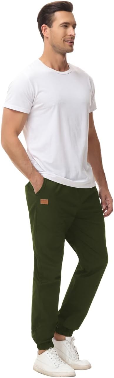 Thumbnail 6 de LIUPMWE Herren Hose Chino Cargo Hose Jogginghose – Baumwolle, elastischer Bund, praktischer Freizeit- oder Outdoor-Partner