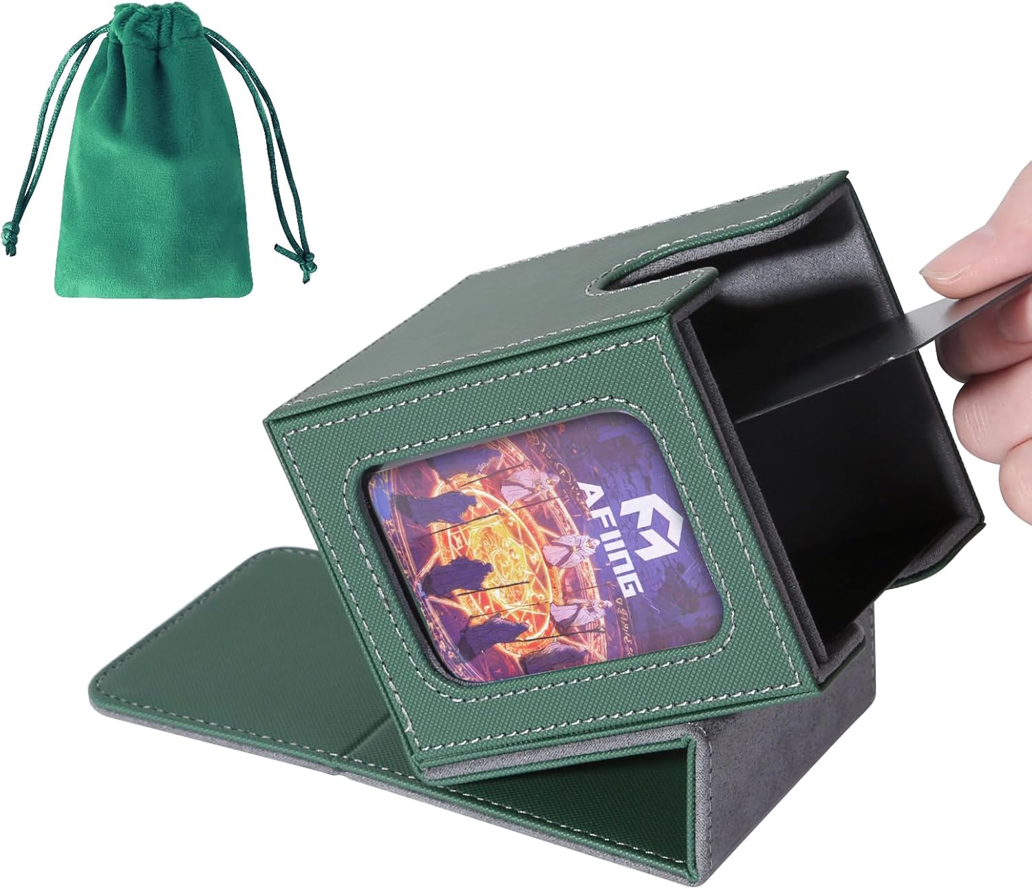 Thumbnail 6 de AFIING MTG Deck Box for Commander Display