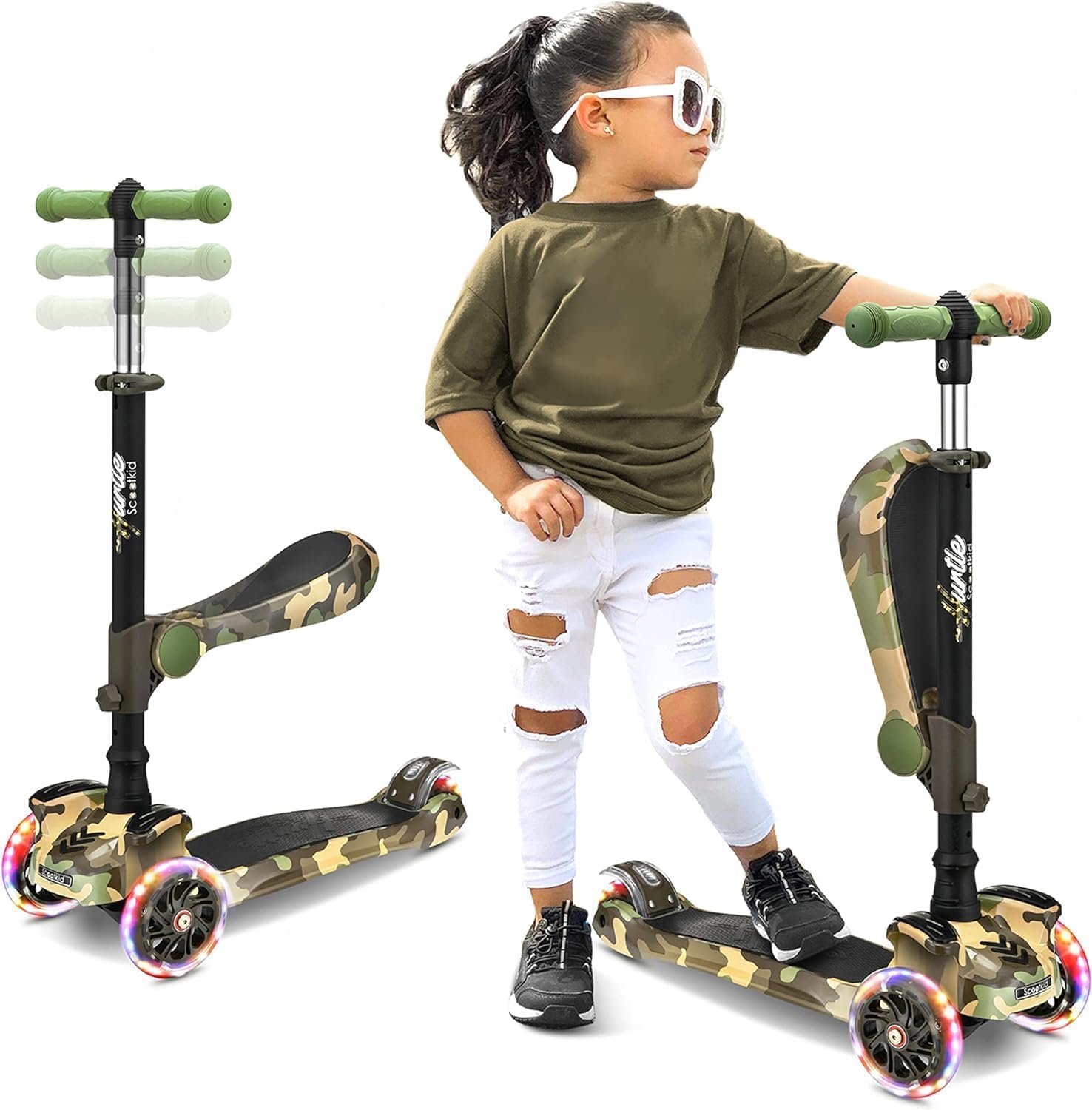 Detalle de Hurtle ScootKid Monopattino 3 ruote 20 kg