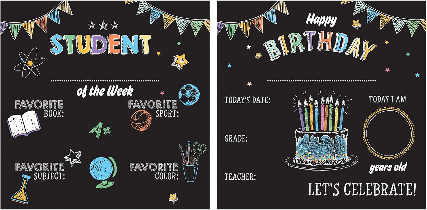 Thumbnail 5 de RoomMates RMK5455CB 12 in Birthday Chalkboard