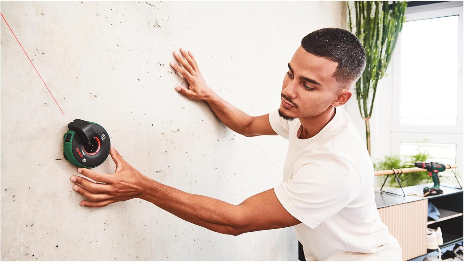 Thumbnail 2 de Bosch Atino 2nd gen line laser with removable & lockable measuring tape
