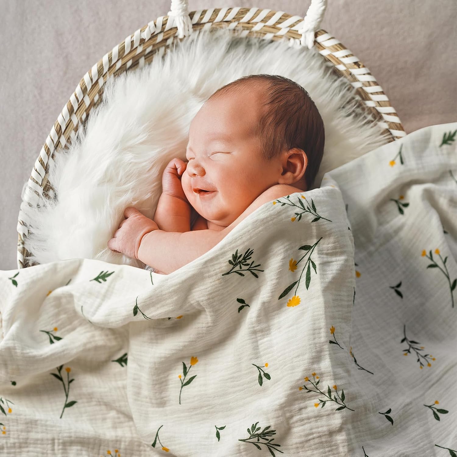 Thumbnail 2 de GLLQUEN BABY Baby Blankets 95x100cm 2 Pack