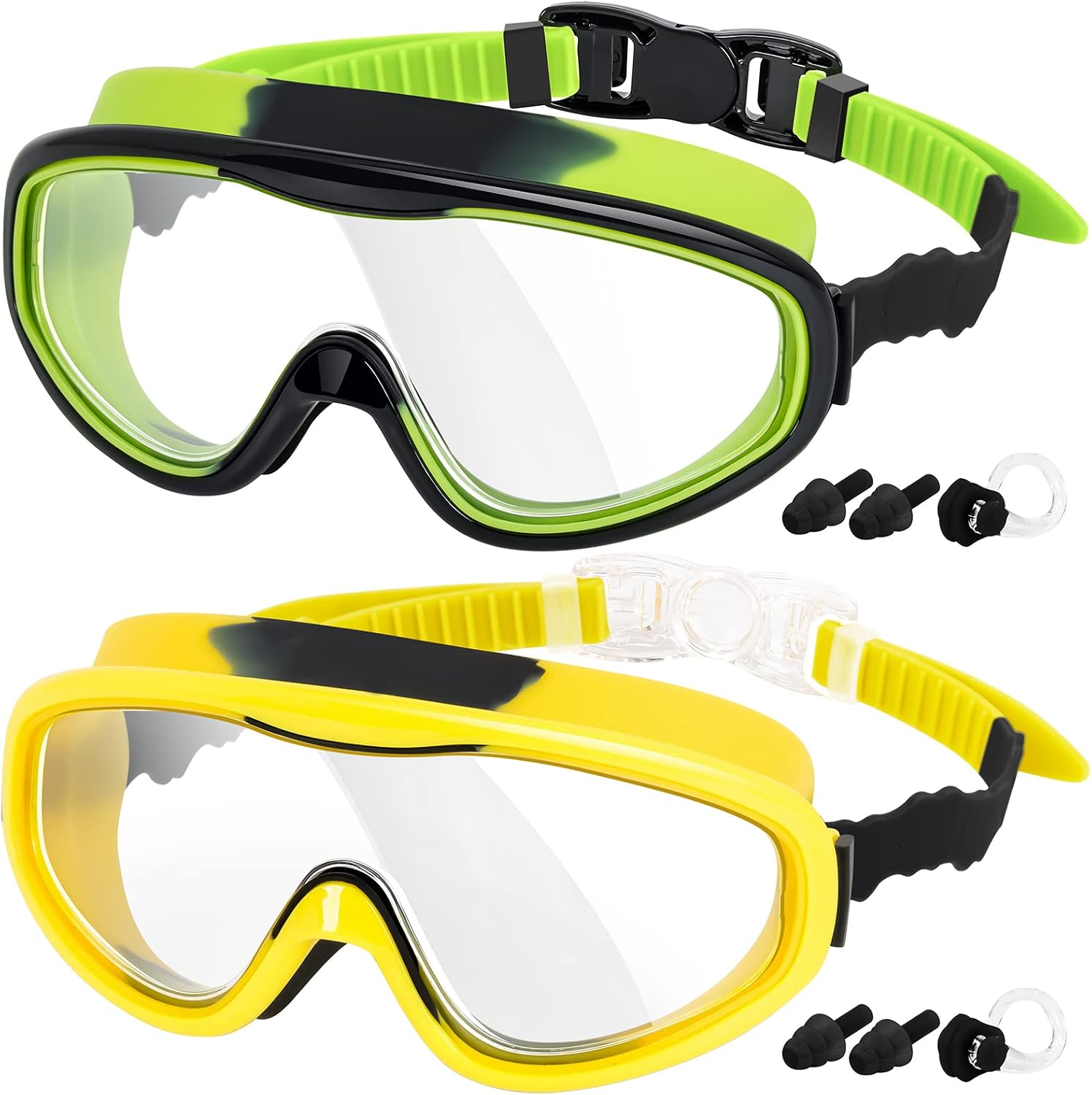 Thumbnail 6 de EasYoung 2-Pack Kids Swim Goggles Wide Vision