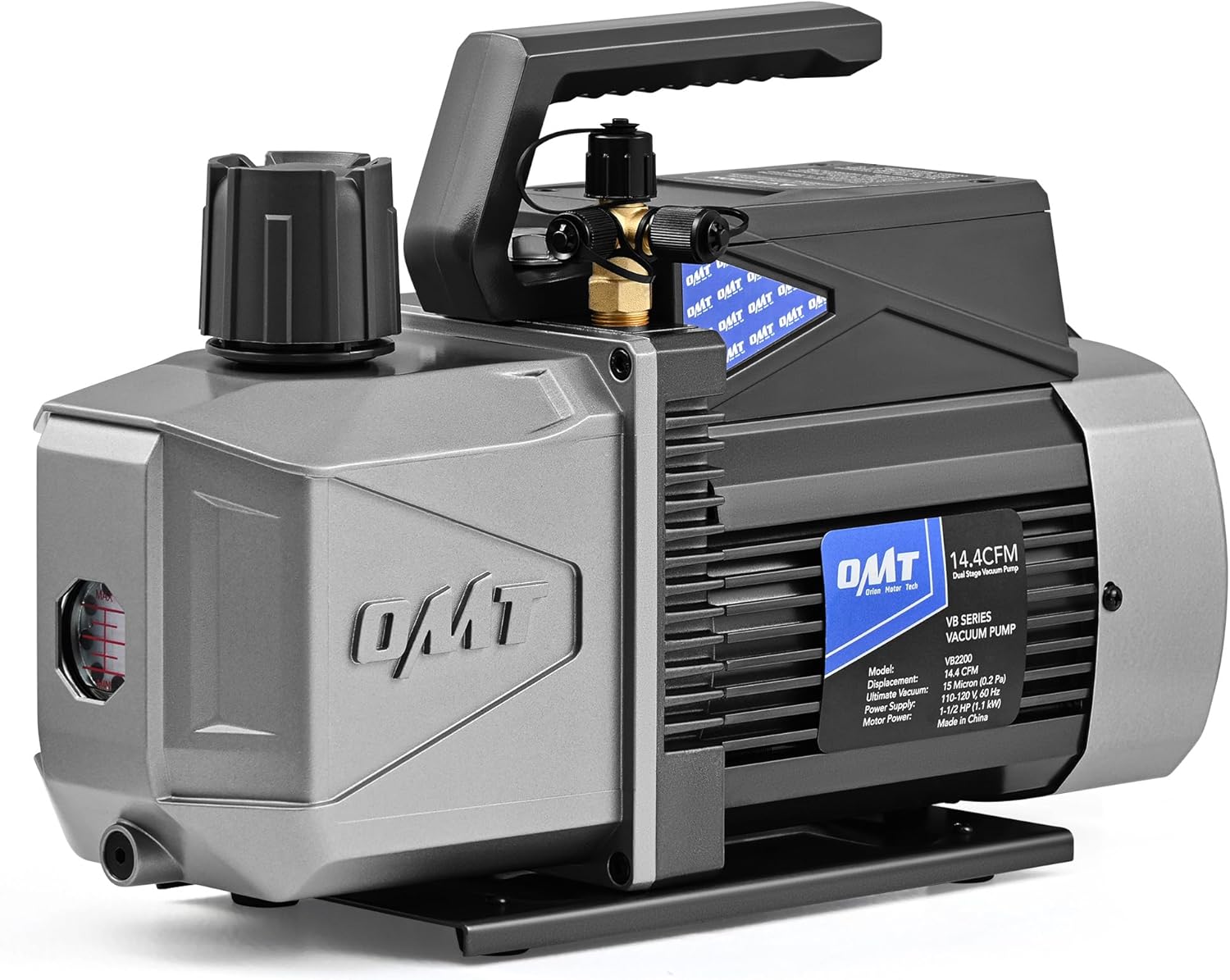 Thumbnail 6 de Orion Motor Tech Vacuum Pump: 4 CFM, 1/3 HP Single-Stage HVAC Pump Kit