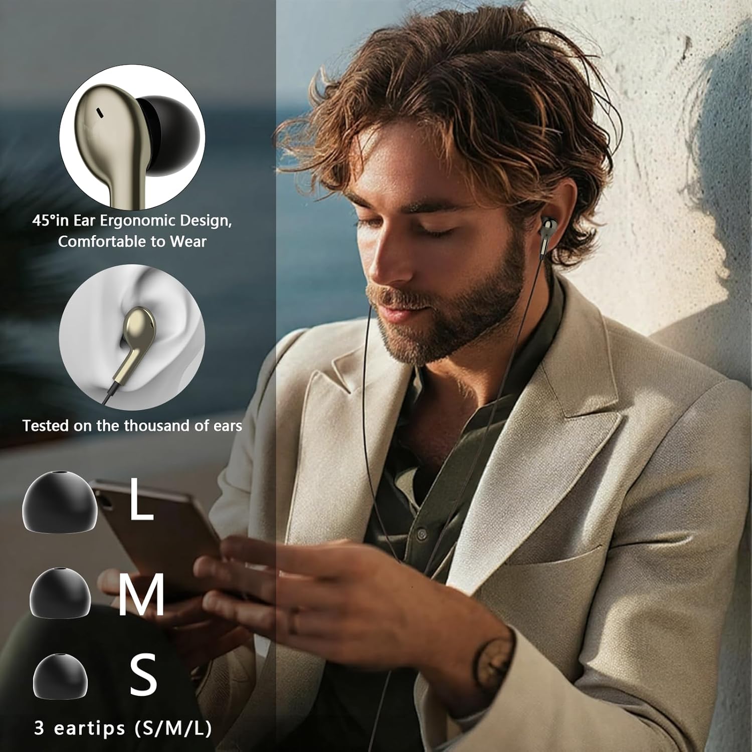 Thumbnail 2 de USB‑C In‑Ear Kopfhörer mit Mikrofon für Samsung & Co.