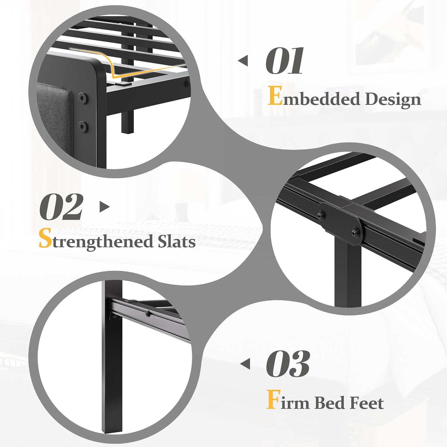 Thumbnail 6 de PHGLL Twin Bed Frame with Storage Drawer