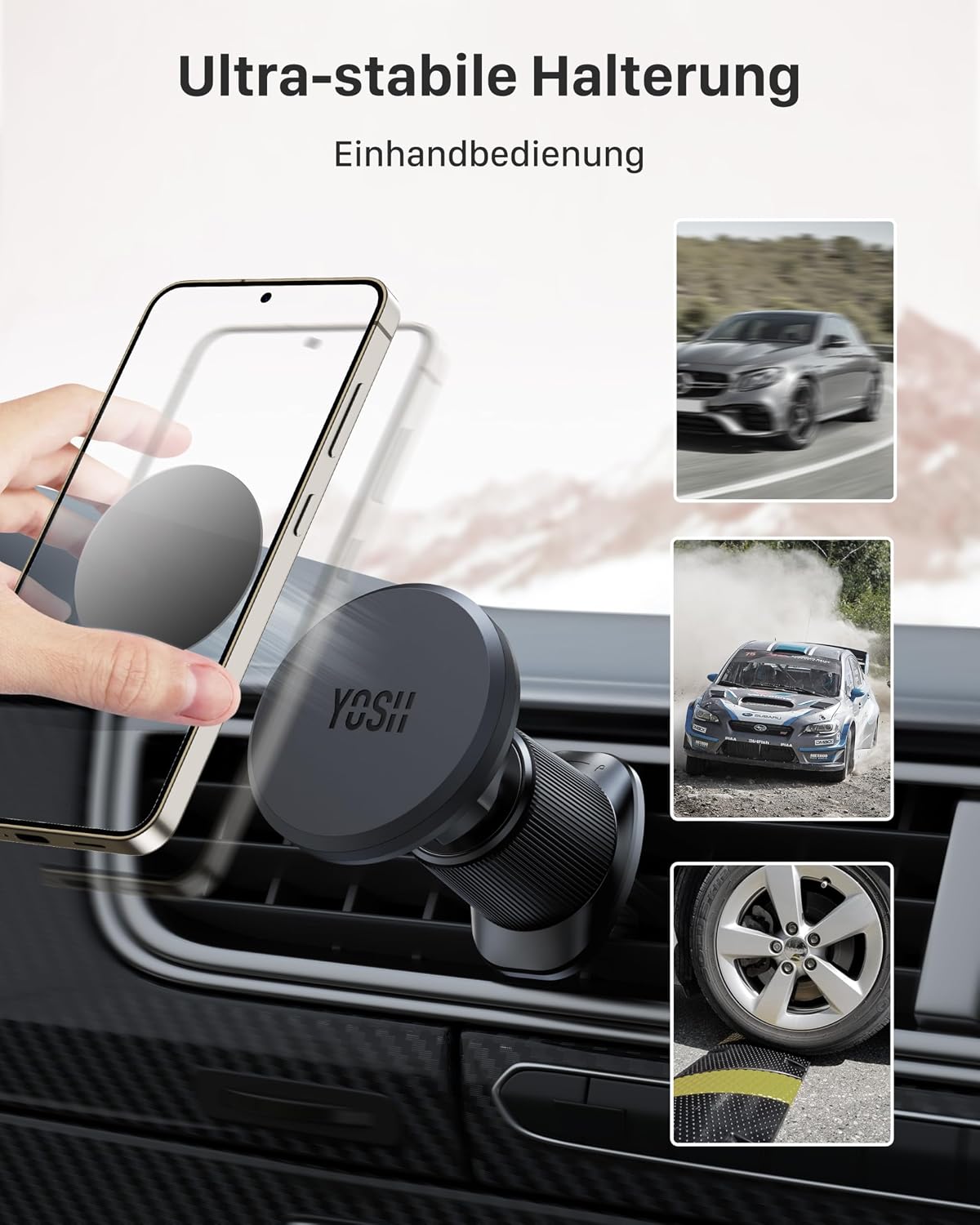 Thumbnail 4 de YOSH Handyhalterung fürs Auto Magnet, bis 2,2 kg