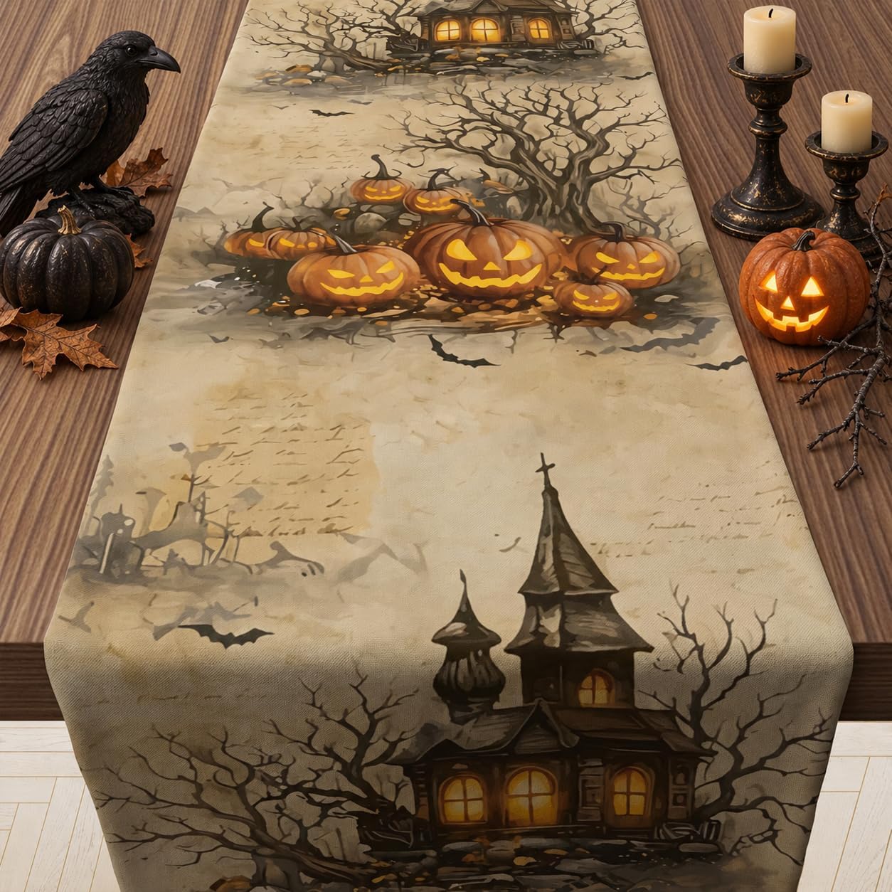Detalle de Halloween Table Runner, Polyester